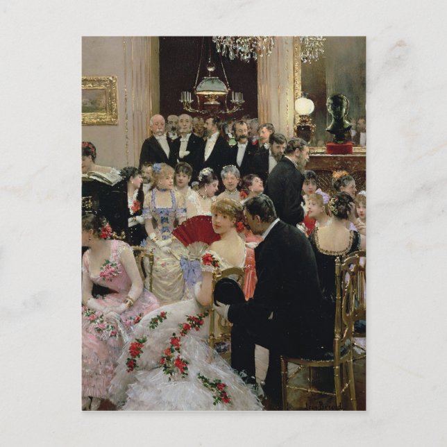 The Soiree, c.1880 Postkarte (Vorderseite)