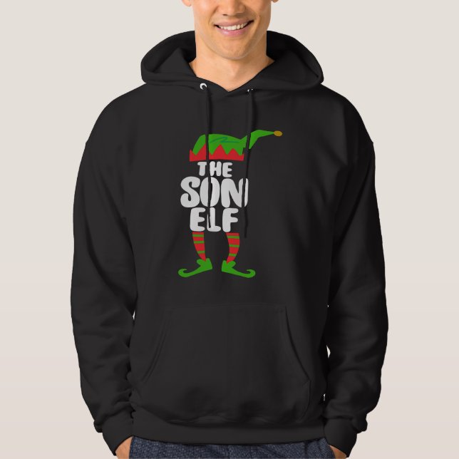 The Son ELF  Christmas Holiday Hoodie (Vorderseite)