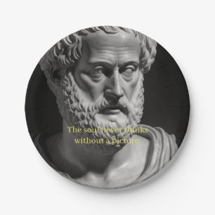 The Soul never thinks without a picture Pappteller