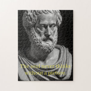 The soul never thinks without a picture puzzle