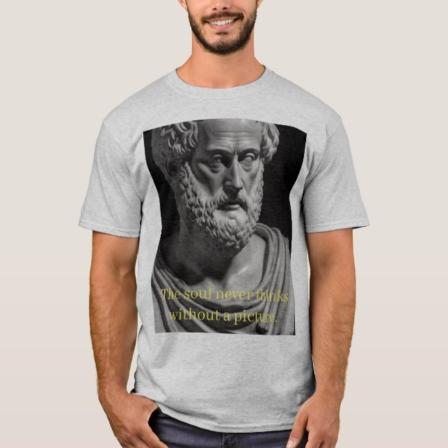 The Soul never thinks without a Picture T-Shirt (Vorderseite)