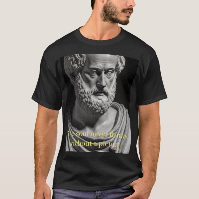 The Soul never thinks without a Picture T-Shirt (Vorderseite)