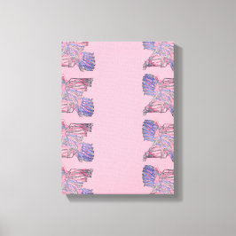 The Soul's Tangle: Modern Expressionist Print Leinwanddruck