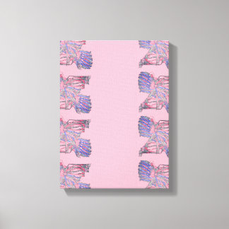 The Soul's Tangle: Modern Expressionist Print Leinwanddruck