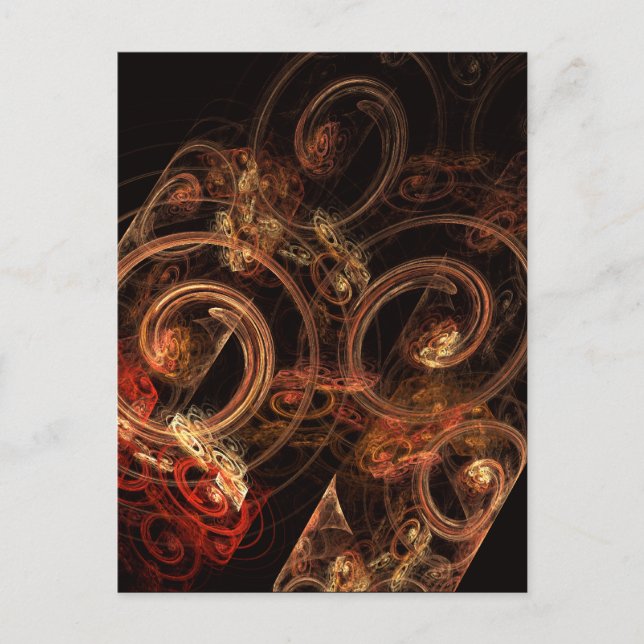 The Sound of Music Abstrakt Art Postcard Postkarte (Vorderseite)