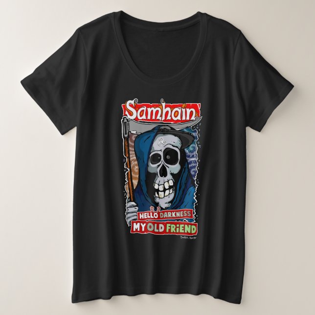 The sound of Samhain Große Größe T-Shirt (Design vorne)