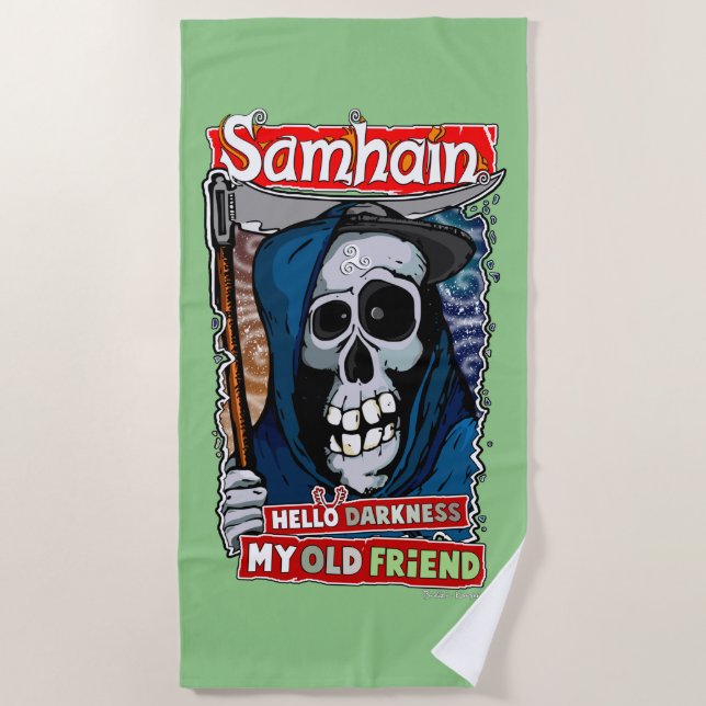 The sound of Samhain Strandtuch (Vorderseite)