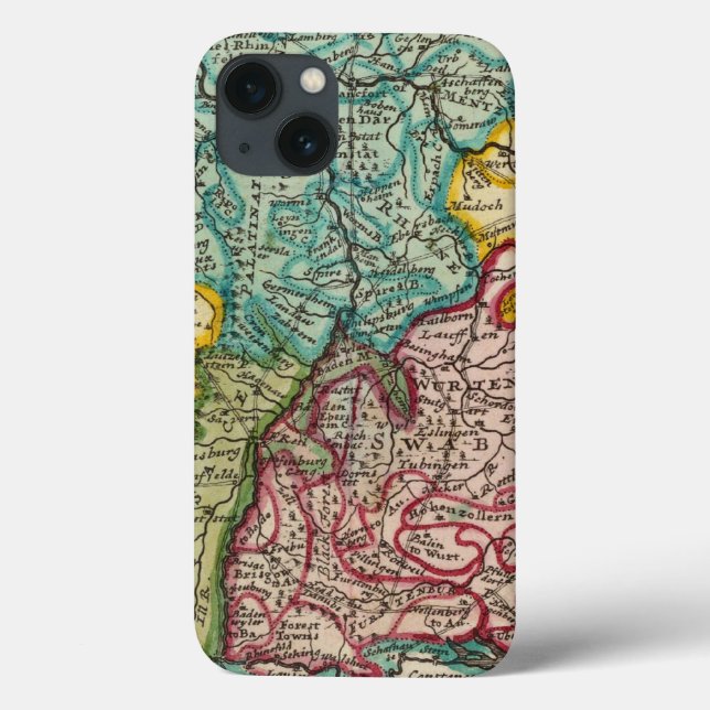 The southwest part of Germany Case-Mate iPhone Hülle (Rückseite)