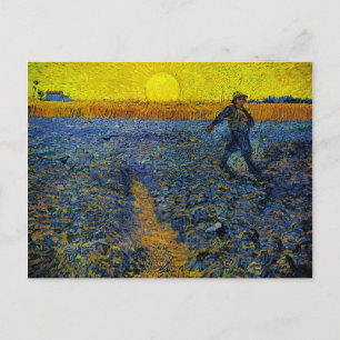 The Sower (F422) Van Gogh Fine Art Postkarte
