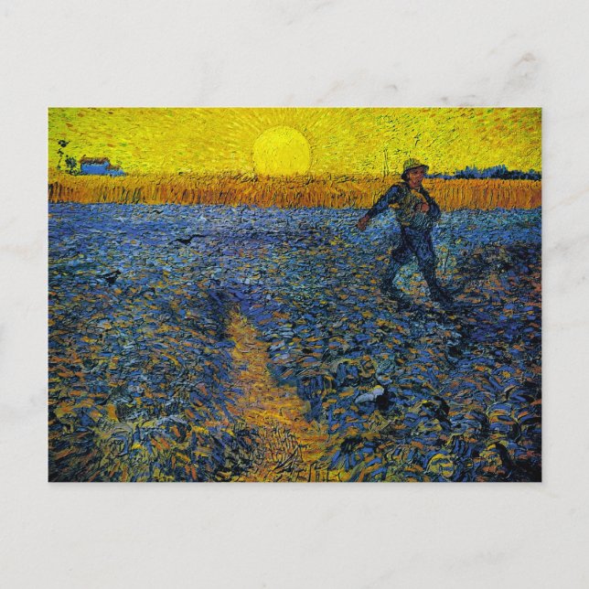 The Sower (F422) Van Gogh Fine Art Postkarte (Vorderseite)