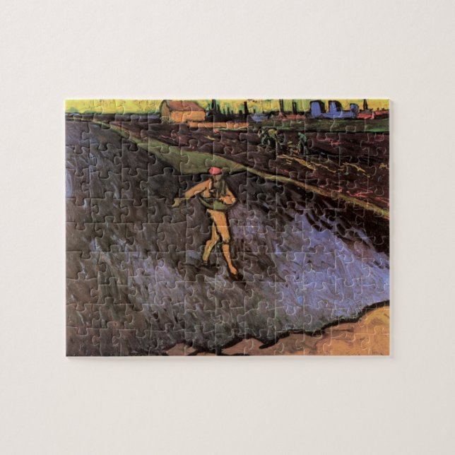 The Sower: Outskirts of Arles von Vincent van Gogh Puzzle (Horizontal)