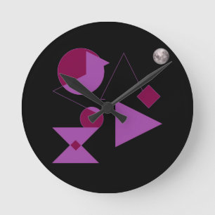 The Space Martini Connection II Runde Wanduhr