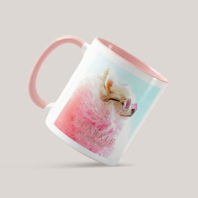 The Sparkle | Personalisierter Haustier-Influencer Tasse (Von Creator hochgeladen)