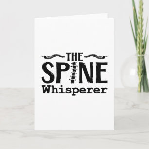 The Spine Whisperer Chiropractic Chiropractor Karte