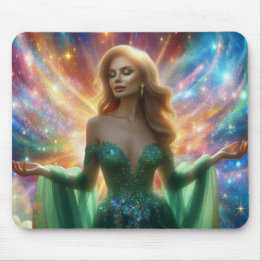 The Spirit of a Woman Laptop Desktop Computer Mousepad