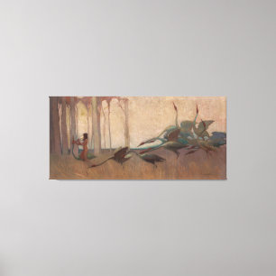 The Spirit of the Plains by Sydney Long (1914) Leinwanddruck