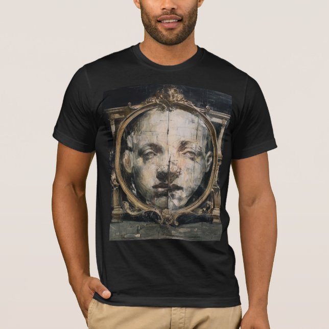 The Spiritual Divide — Gothic Surreal Fine Art T-Shirt (Vorderseite)