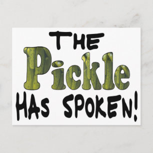 The Spoken Pickle Postkarte