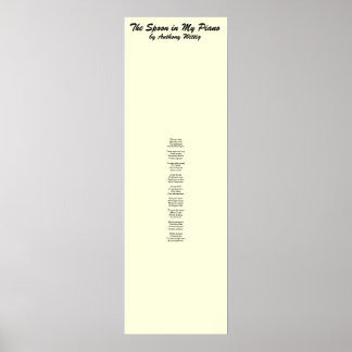 The Spoon in My Piano Poster