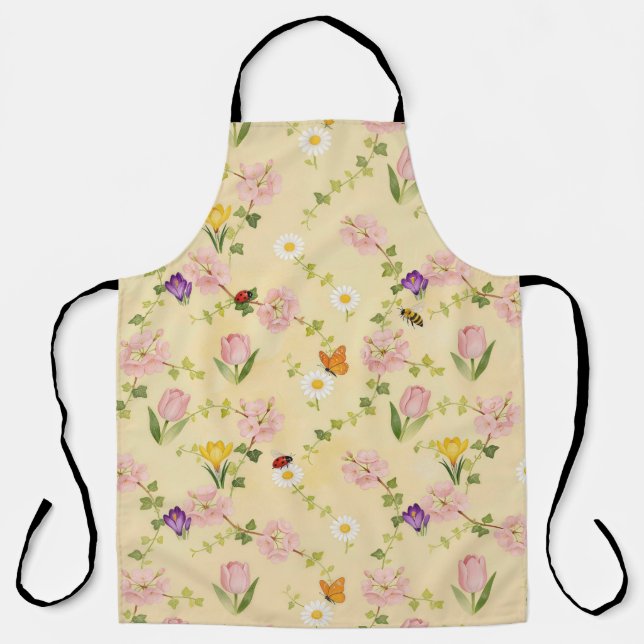 The 'Spring Garden Whimsy' Apron Schürze (Vorderseite)
