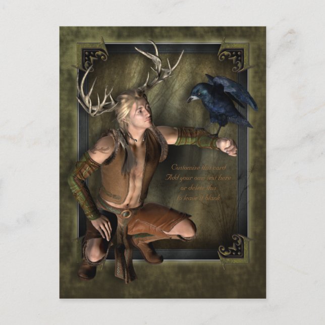 The Stag Customizable Postcard Postkarte (Vorderseite)