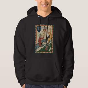 The Stag Hunt, Mittelalterliche Kunst aus dem 14. Hoodie