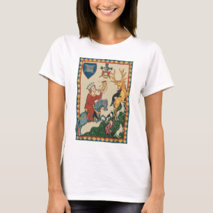 The Stag Hunt, Mittelalterliche Kunst aus dem 14.  T-Shirt