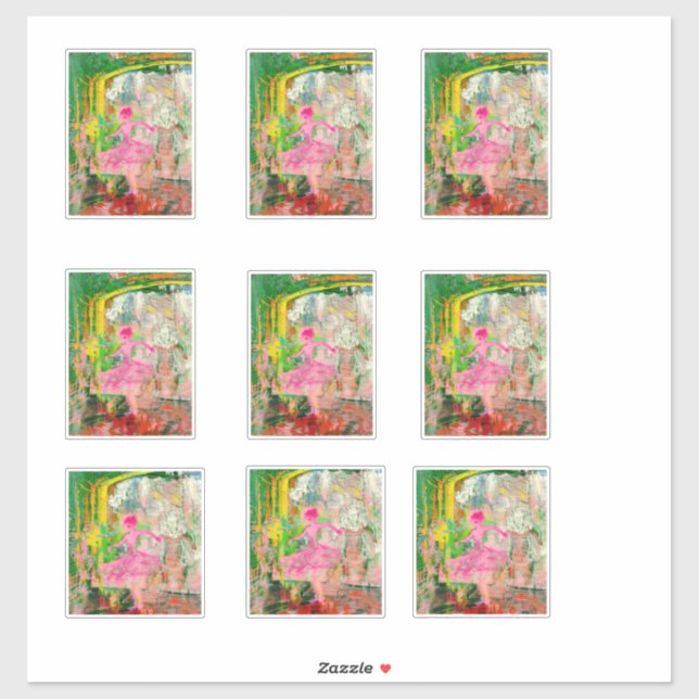 The Stalker - Neon Ballet Chaos Aufkleber (Blatt)