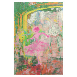 The Stalker - Neon Ballet Chaos Galerieleinwand