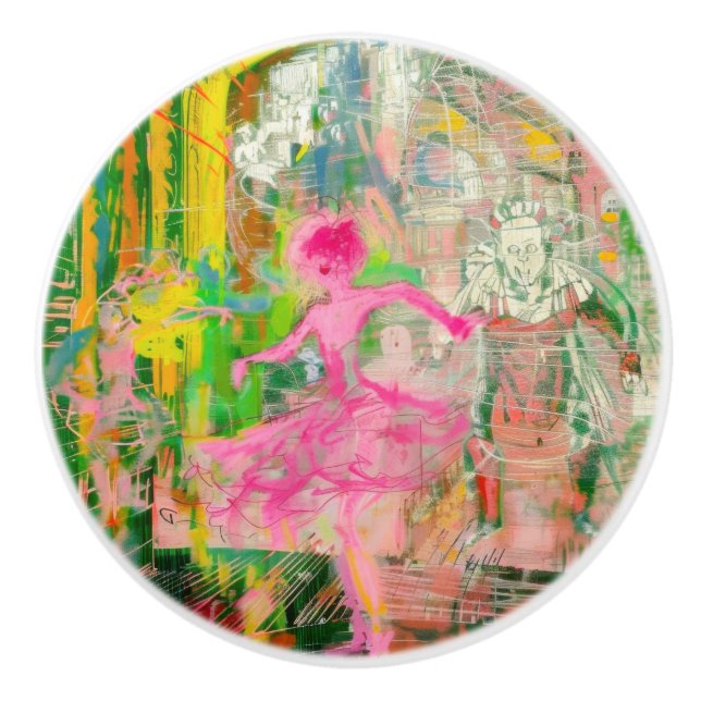 The Stalker - Neon Ballet Chaos Keramikknauf (Vorderseite)