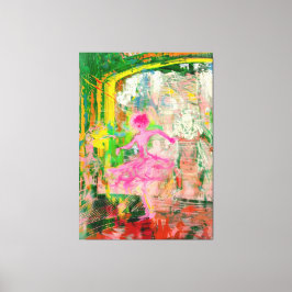 The Stalker - Neon Ballet Chaos Leinwanddruck