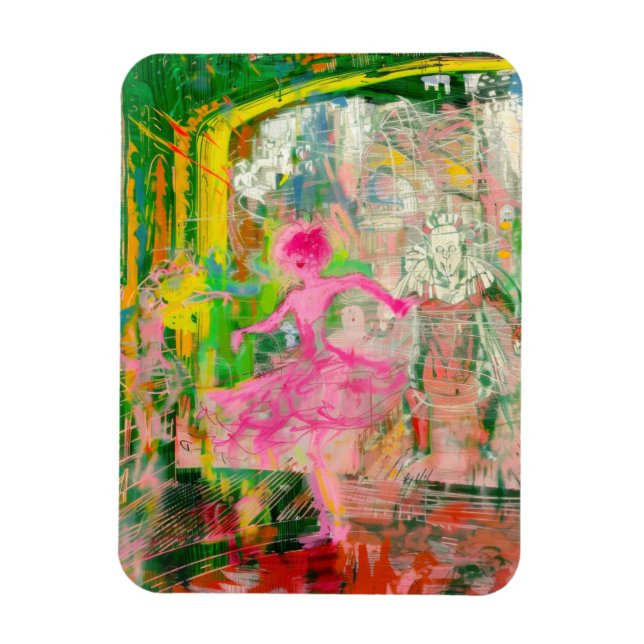 The Stalker - Neon Ballet Chaos Magnet (Vertikal)