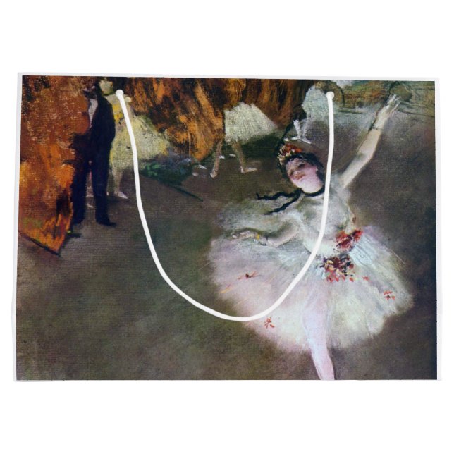 The Star, Ballerina, Edgar Degas, 1878 Große Geschenktüte (Rückseite)