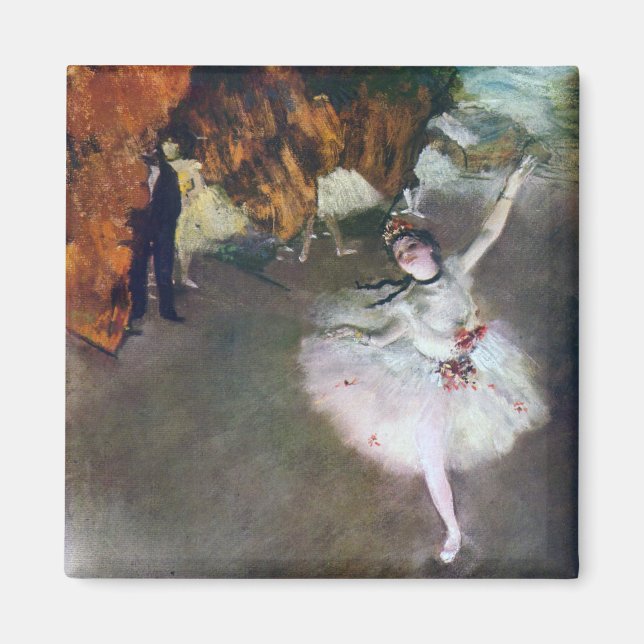 The Star, Ballerina, Edgar Degas, 1878 Magnet (Vorne)