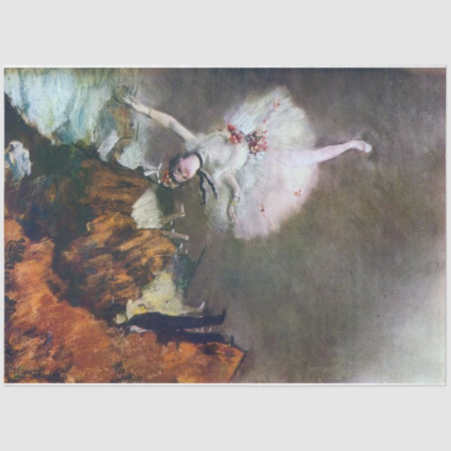 The Star, Ballerina, Edgar Degas, 1878 Seidenpapier (Vorderseite)