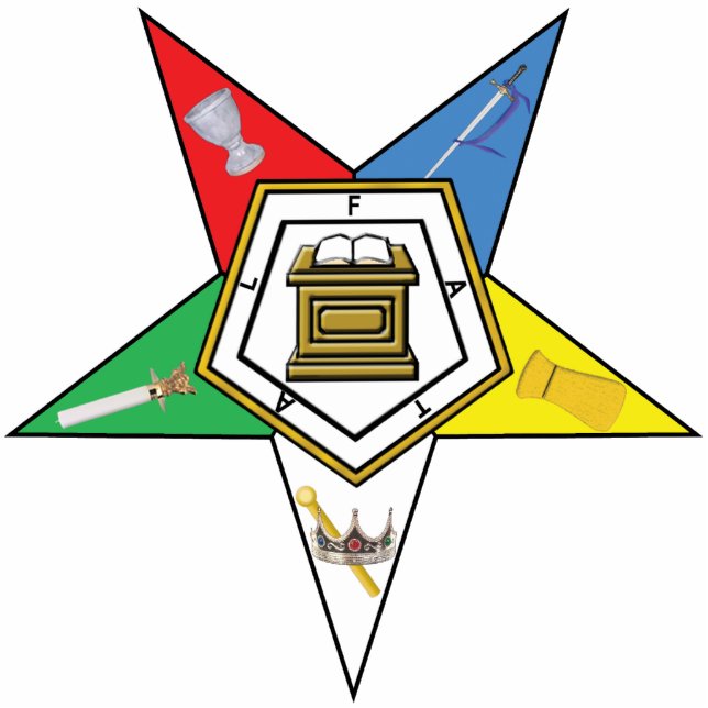 The Star of the OES Freistehende Fotoskulptur (Vorne)