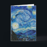 The Starry Night 1889 by Vincent van Gogh Karte<br><div class="desc">The Starry Night 1889 by Vincent van Gogh</div>