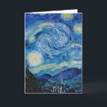 The Starry Night 1889 by Vincent van Gogh Karte<br><div class="desc">The Starry Night 1889 by Vincent van Gogh</div>