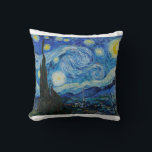 The Starry Night 1889 by Vincent van Gogh Kissen<br><div class="desc">Vincent Willem van Gogh (Dutch: [ˈvsolnsɛ ntˈʋ Western Art. in a decade, he created about 2, 100 artworks, including around 860 oil paintings, most of which date from the last two years of his life. They include landscapes, still lifes, portraits and self-portraits characterised by bold colours and dramatic, impulsive and...</div>