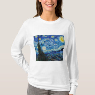 The Starry Night 1889 by Vincent van Gogh T-Shirt