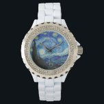 The Starry Night (1889) von Vincent Van Gogh Armbanduhr<br><div class="desc">Berühmte Maler aller Zeiten</div>