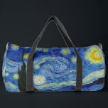 The Starry Night, 1889 von Vincent van Gogh Duffle Bag<br><div class="desc">The Starry Night,  1889 von Vincent van Gogh. Es zeigt den Blick von der Ostwand seines Asylzimmers in Saint-Rémy-de-Provence,  kurz vor Sonnenaufgang,  mit der Ergänzung eines imaginären Dorfes.</div>