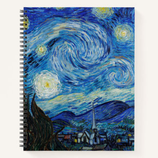 The Starry Night (1889) von Vincent Van Gogh Notizbuch