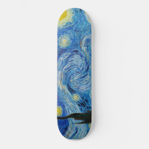 The Starry Night (1889) von Vincent Van Gogh Skateboard