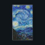The Starry Night (1889) von Vincent Van Gogh Visitenkarte<br><div class="desc">Berühmte Maler aller Zeiten</div>
