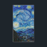 The Starry Night (1889) von Vincent Van Gogh Visitenkarte<br><div class="desc">Berühmte Maler aller Zeiten</div>