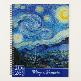 The Starry Night by Van Gogh | Custom Text Planer