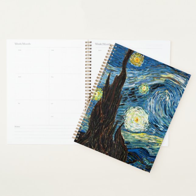 The Starry Night by Vincent Van Gogh Planer (Anzeige)