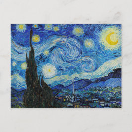 The Starry Night Van Gogh Art Print Postkarte