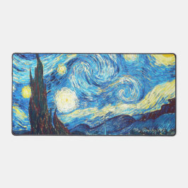 The Starry Night Van Gogh Desk Mat Schreibtischunterlage